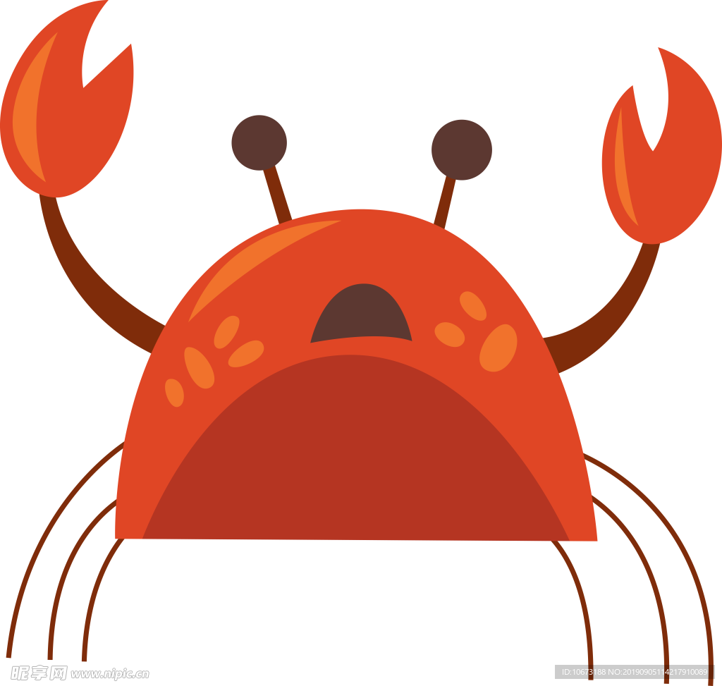 卡通海洋生物