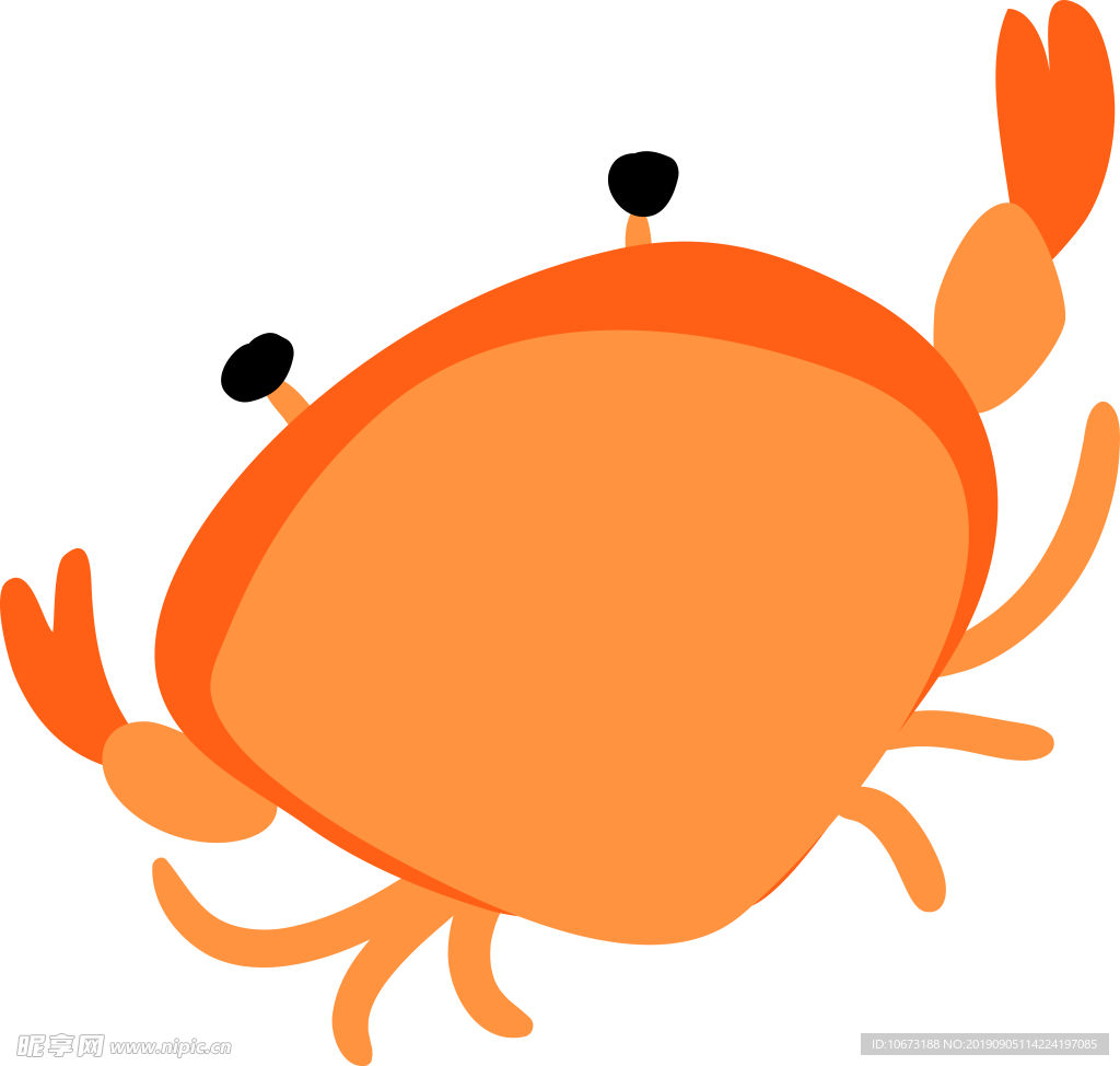 卡通海洋生物