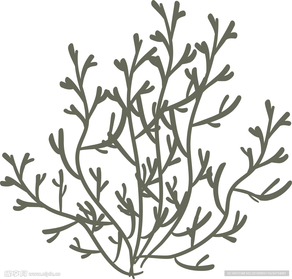 卡通海洋生物