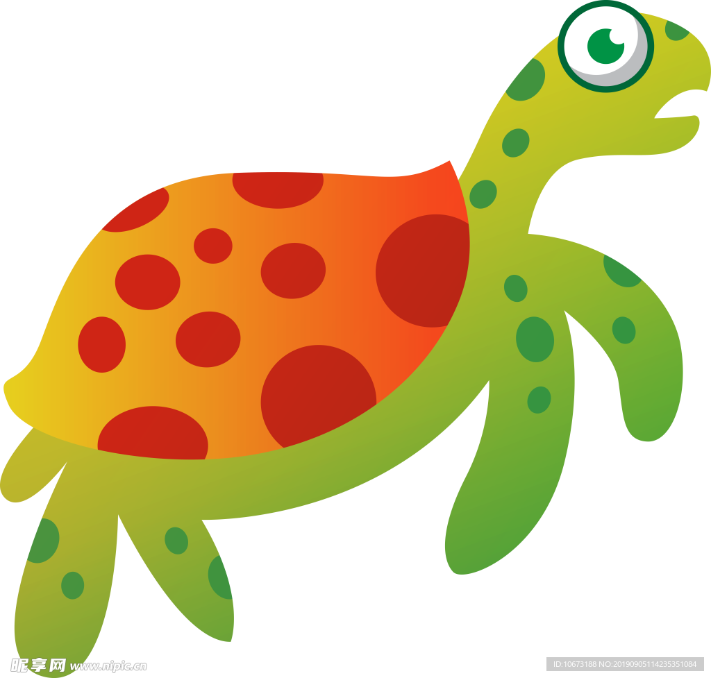 卡通海洋生物