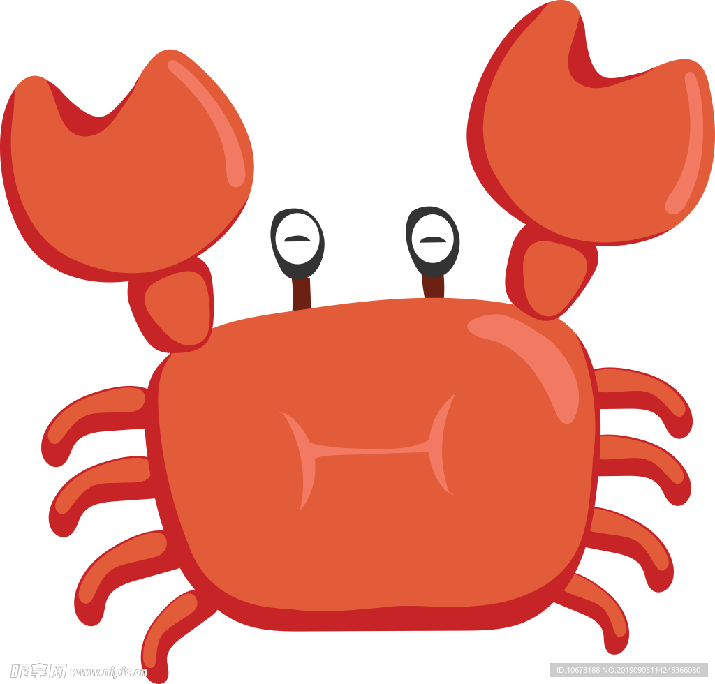 卡通海洋生物