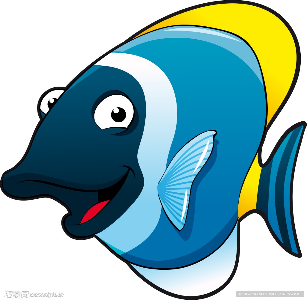 卡通海洋生物