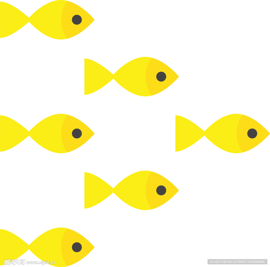 卡通海洋生物