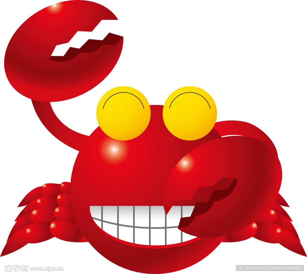 卡通海洋生物