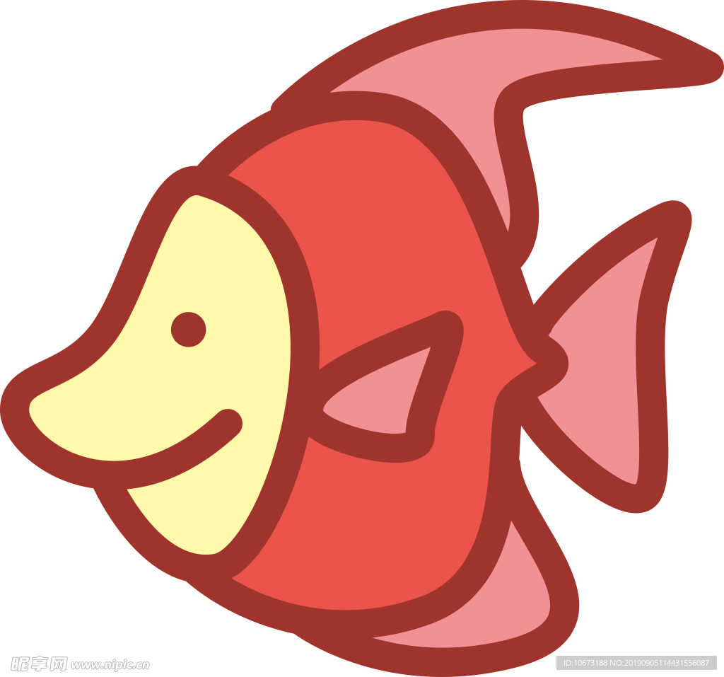 卡通海洋生物