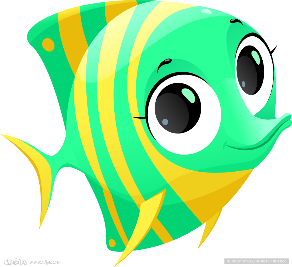 卡通海洋生物