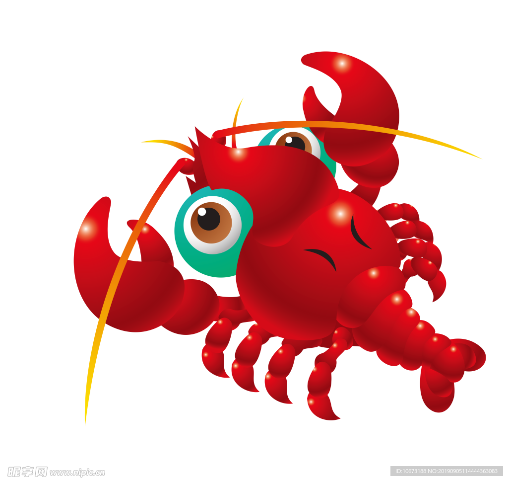 卡通海洋生物