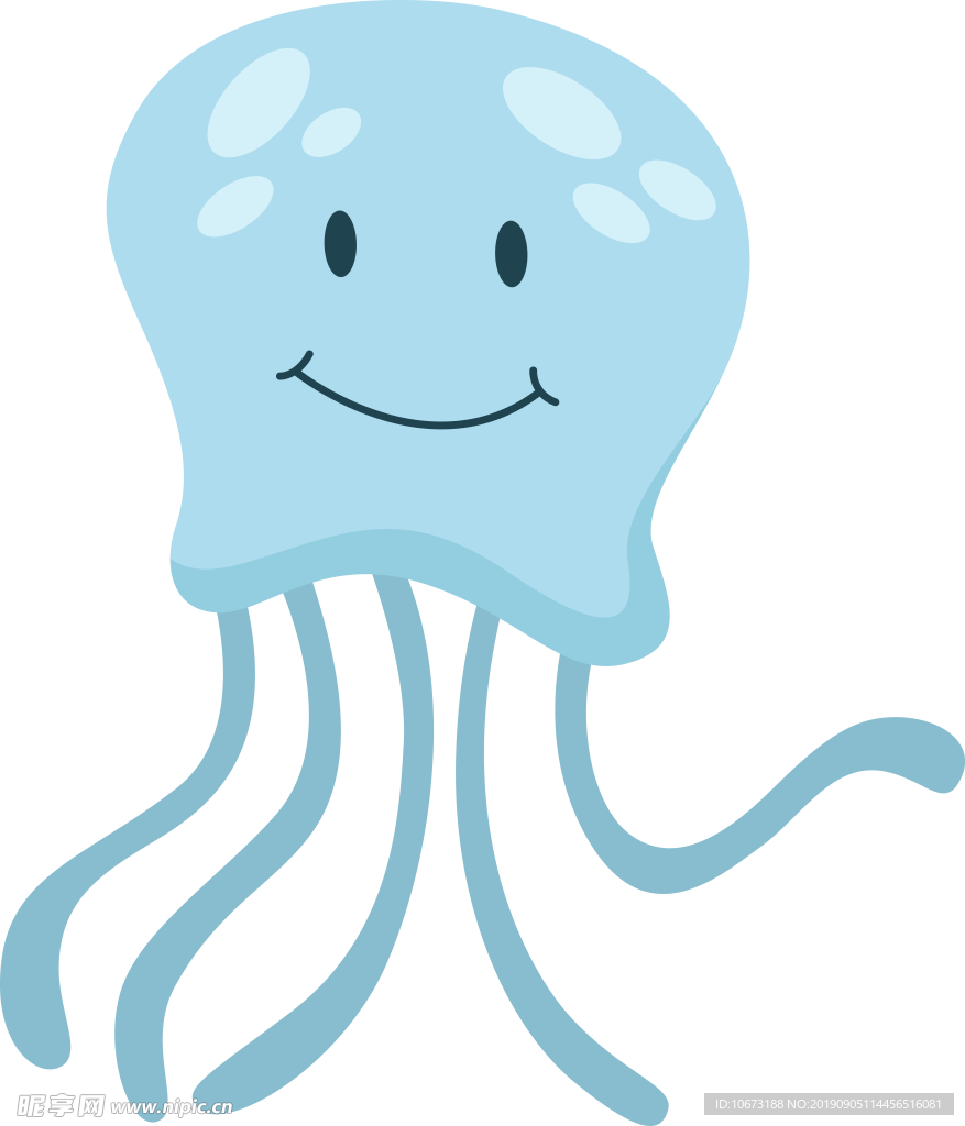 卡通海洋生物