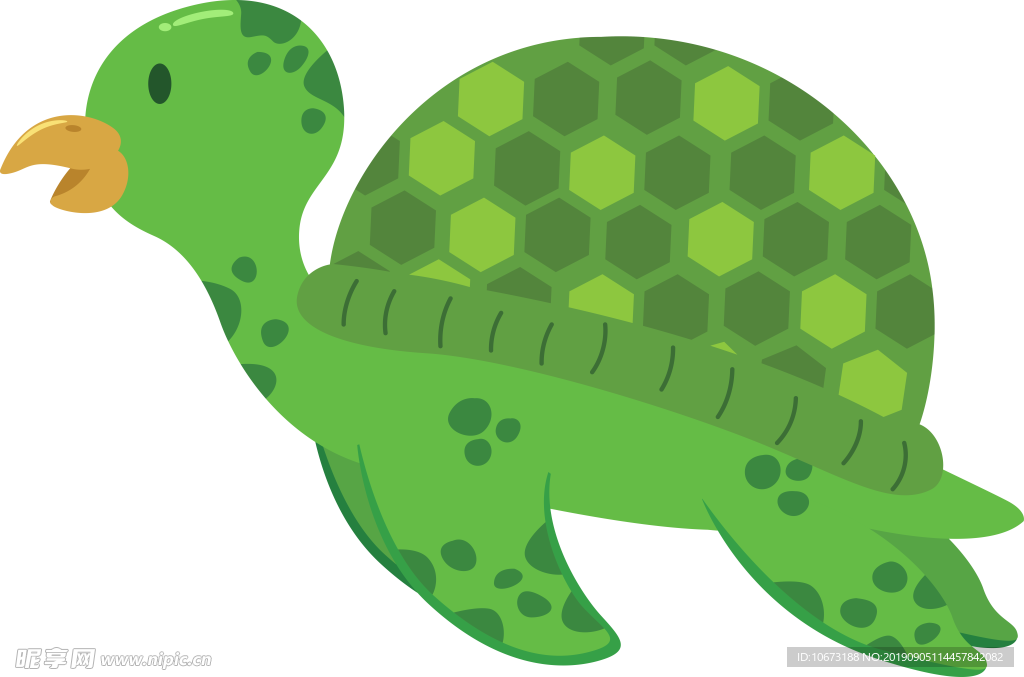 卡通海洋生物