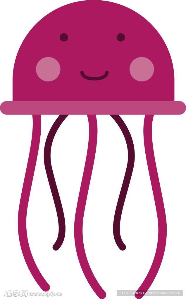 卡通海洋生物