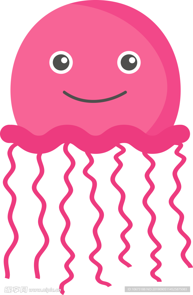 卡通海洋生物