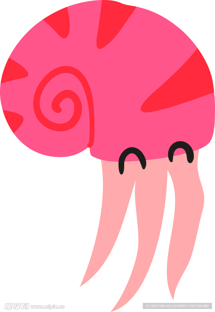 卡通海洋生物