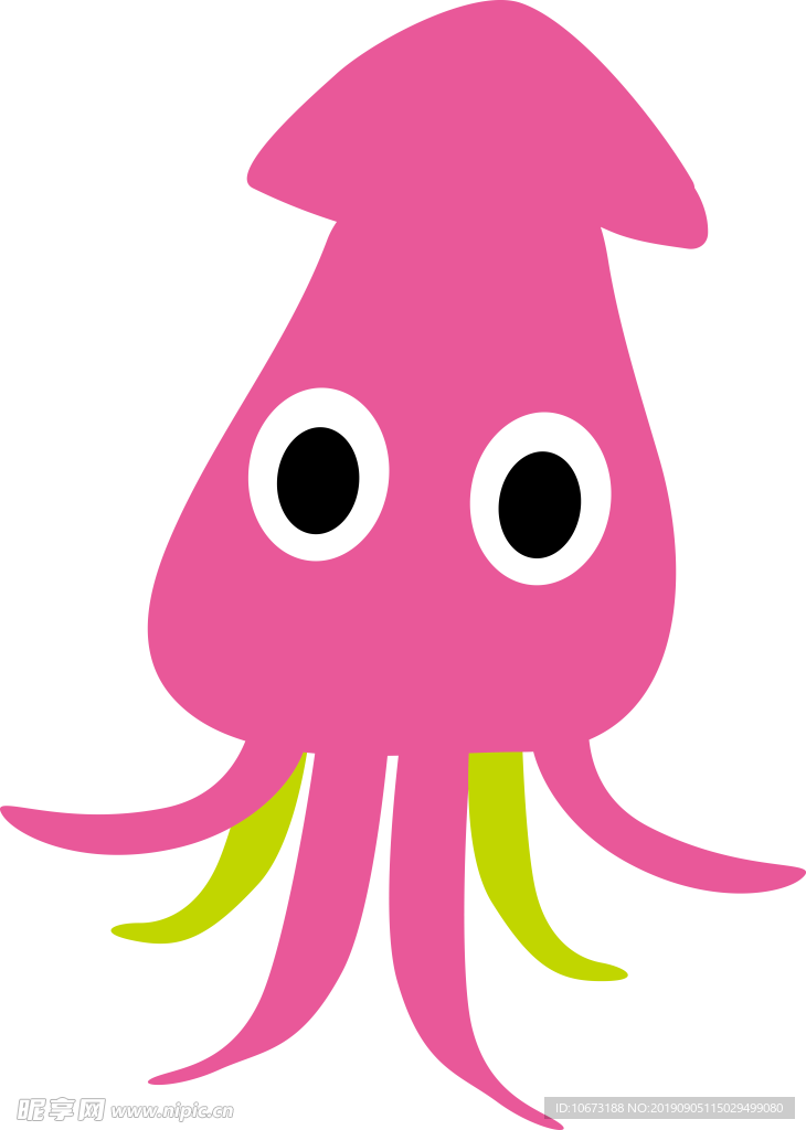 卡通海洋生物
