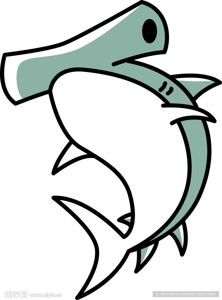 卡通海洋生物