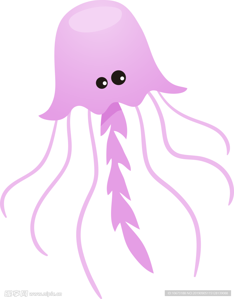 卡通海洋生物