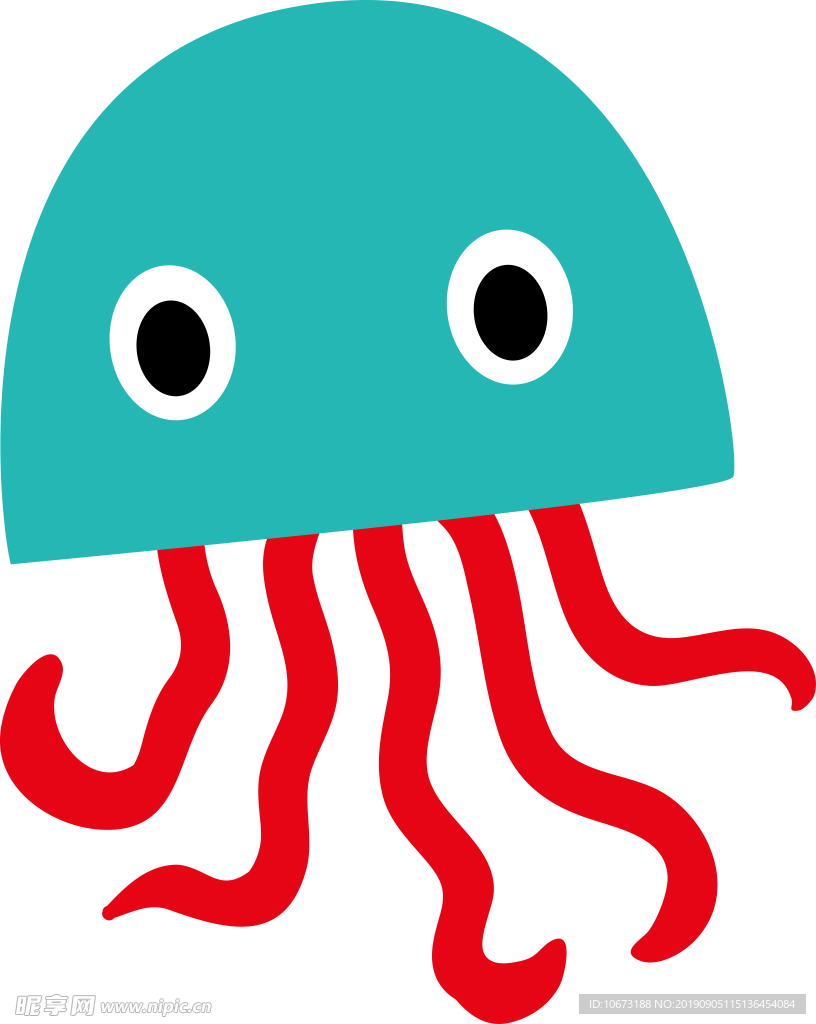 卡通海洋生物