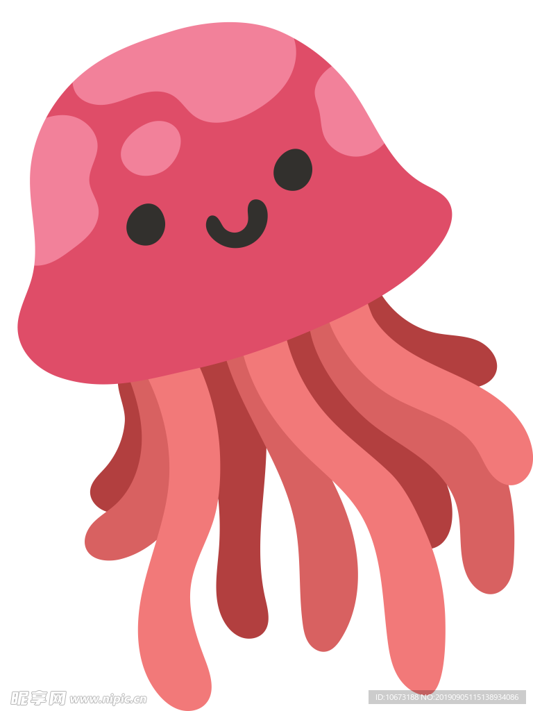 卡通海洋生物