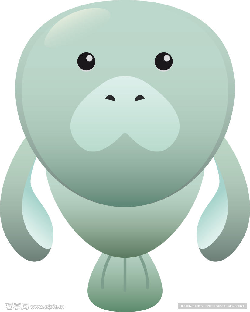 卡通海洋生物