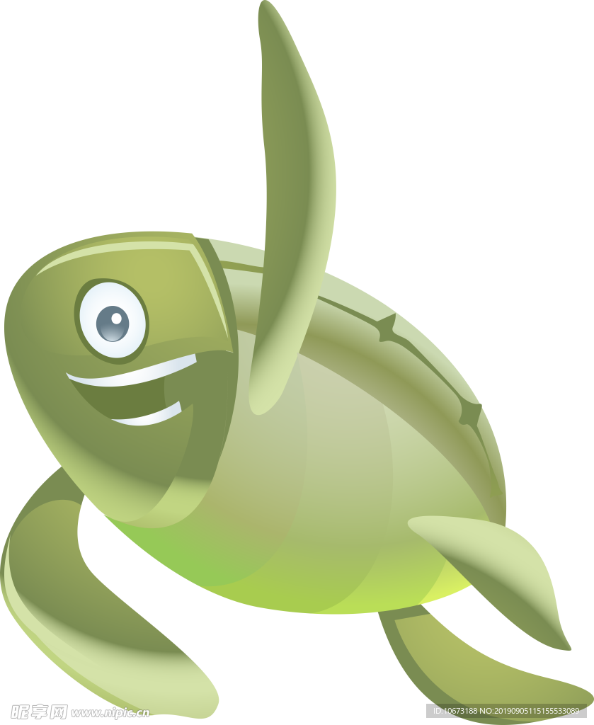 卡通海洋生物