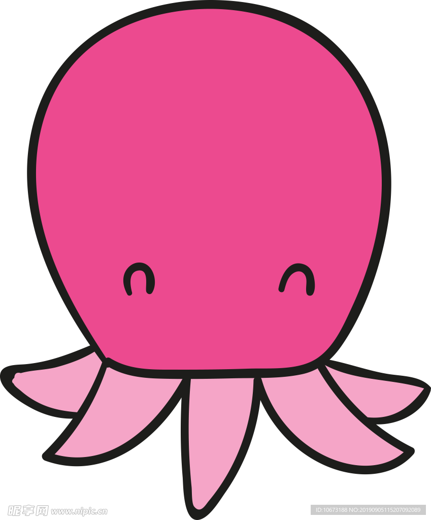 卡通海洋生物
