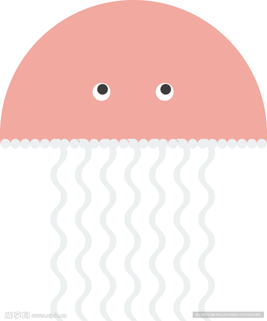 卡通海洋生物