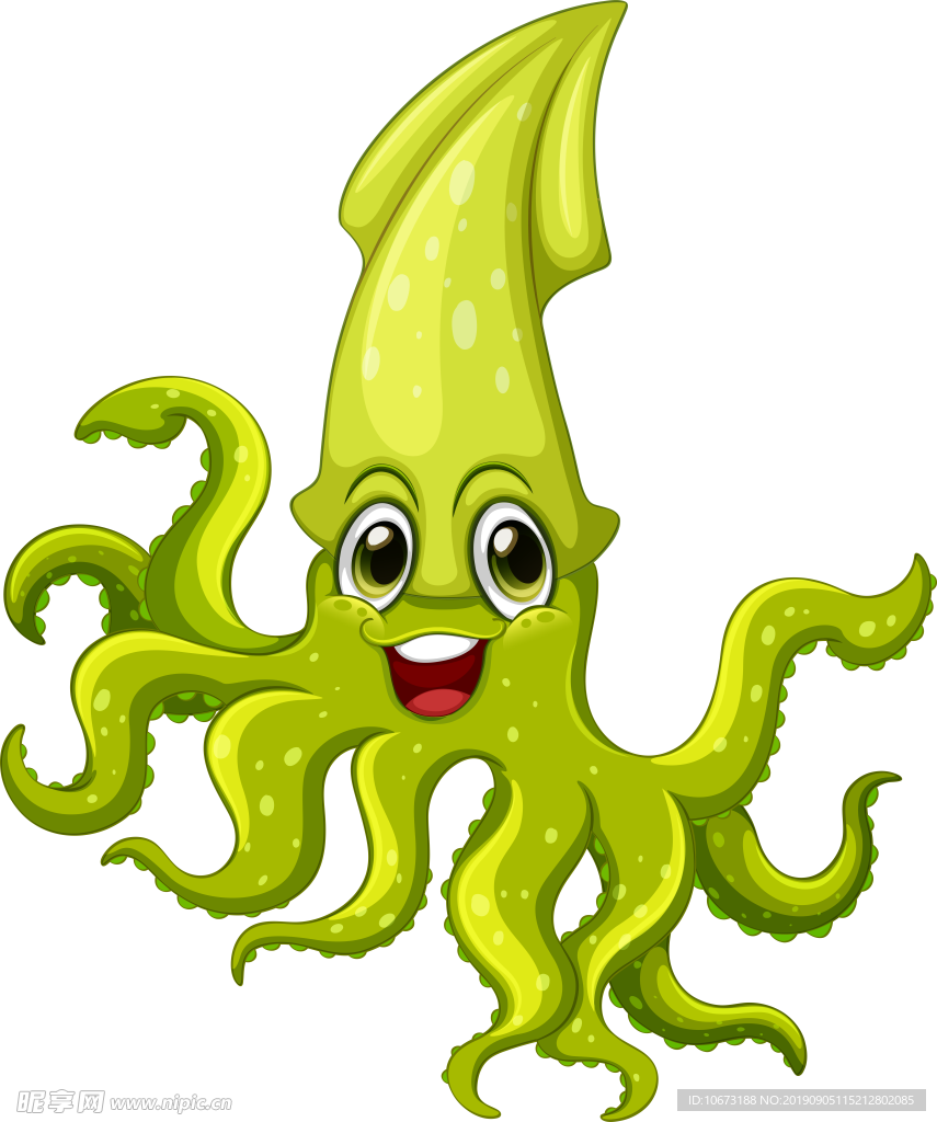 卡通海洋生物