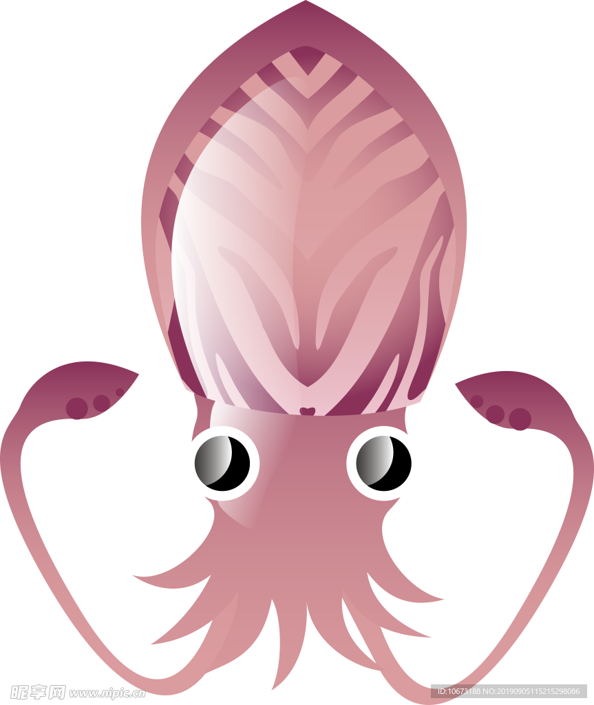 卡通海洋生物