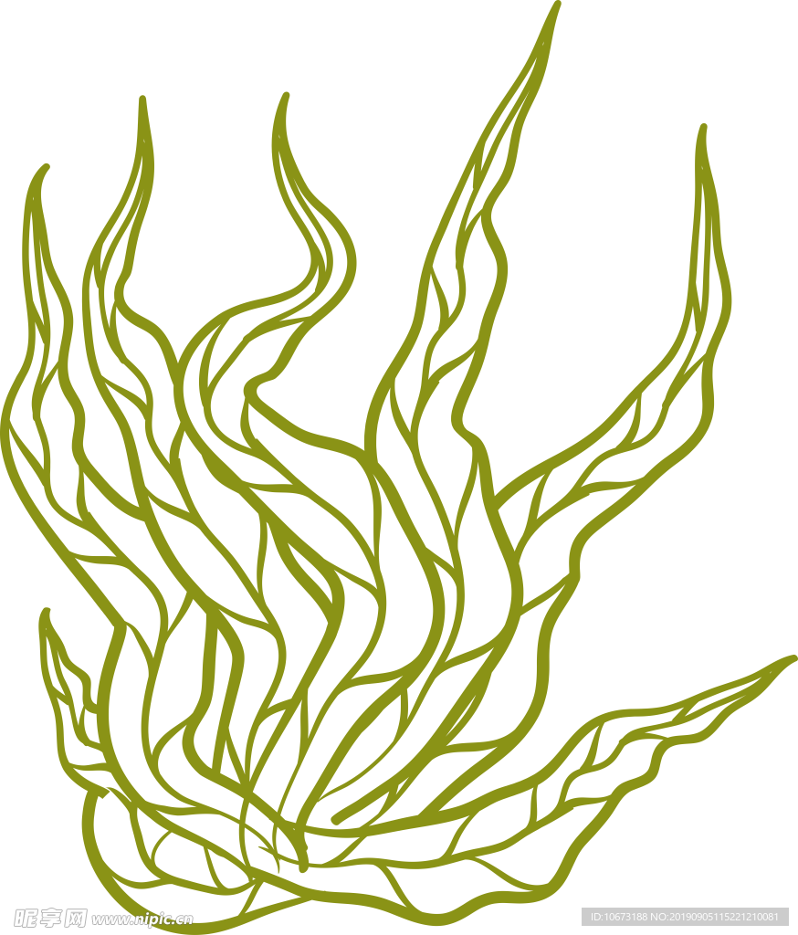 卡通海洋生物