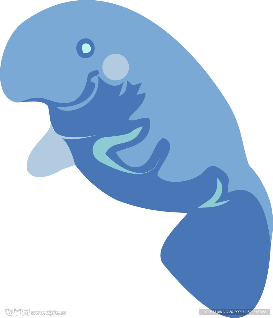 卡通海洋生物