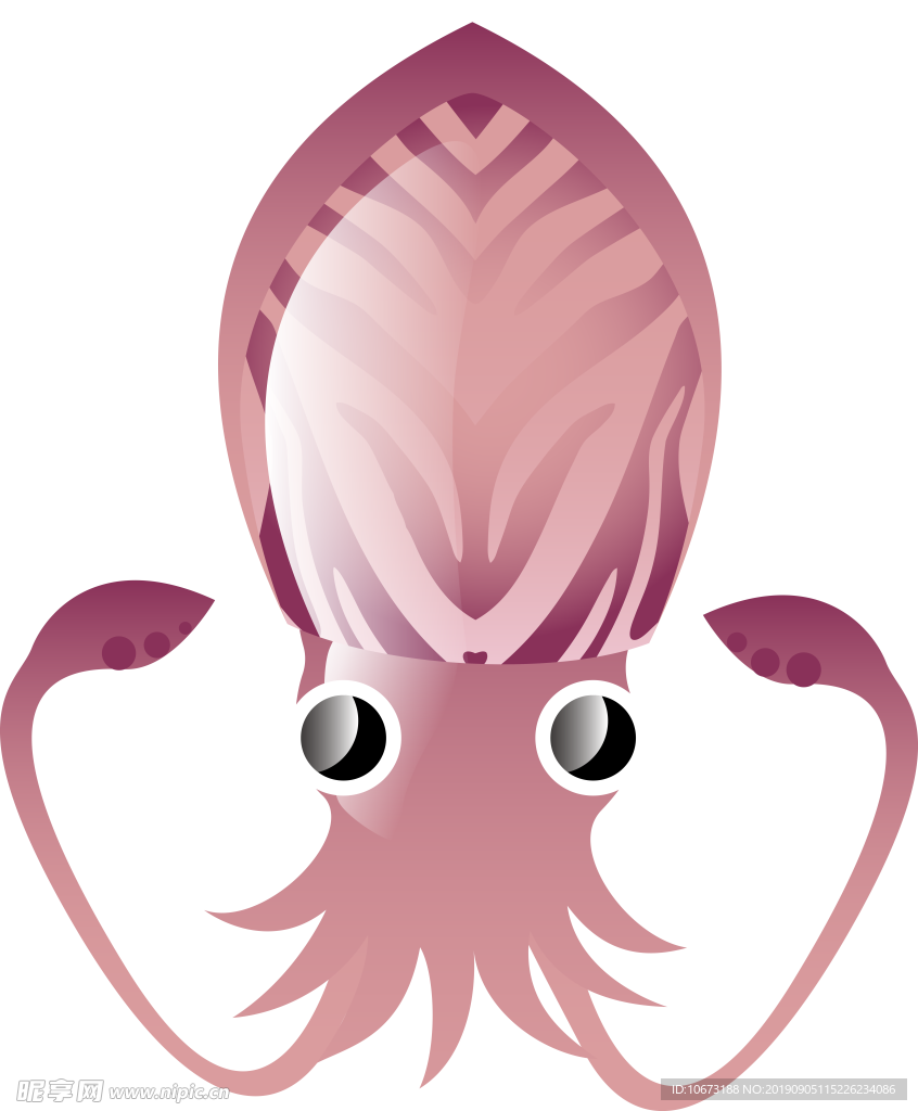 卡通海洋生物