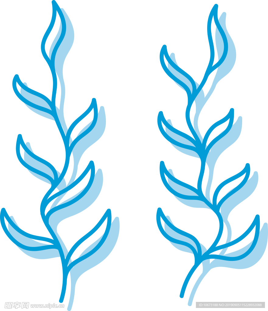 卡通海洋生物
