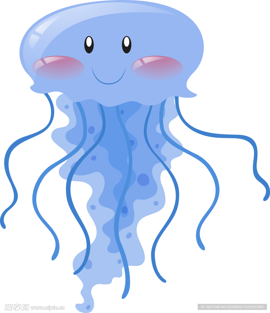 卡通海洋生物