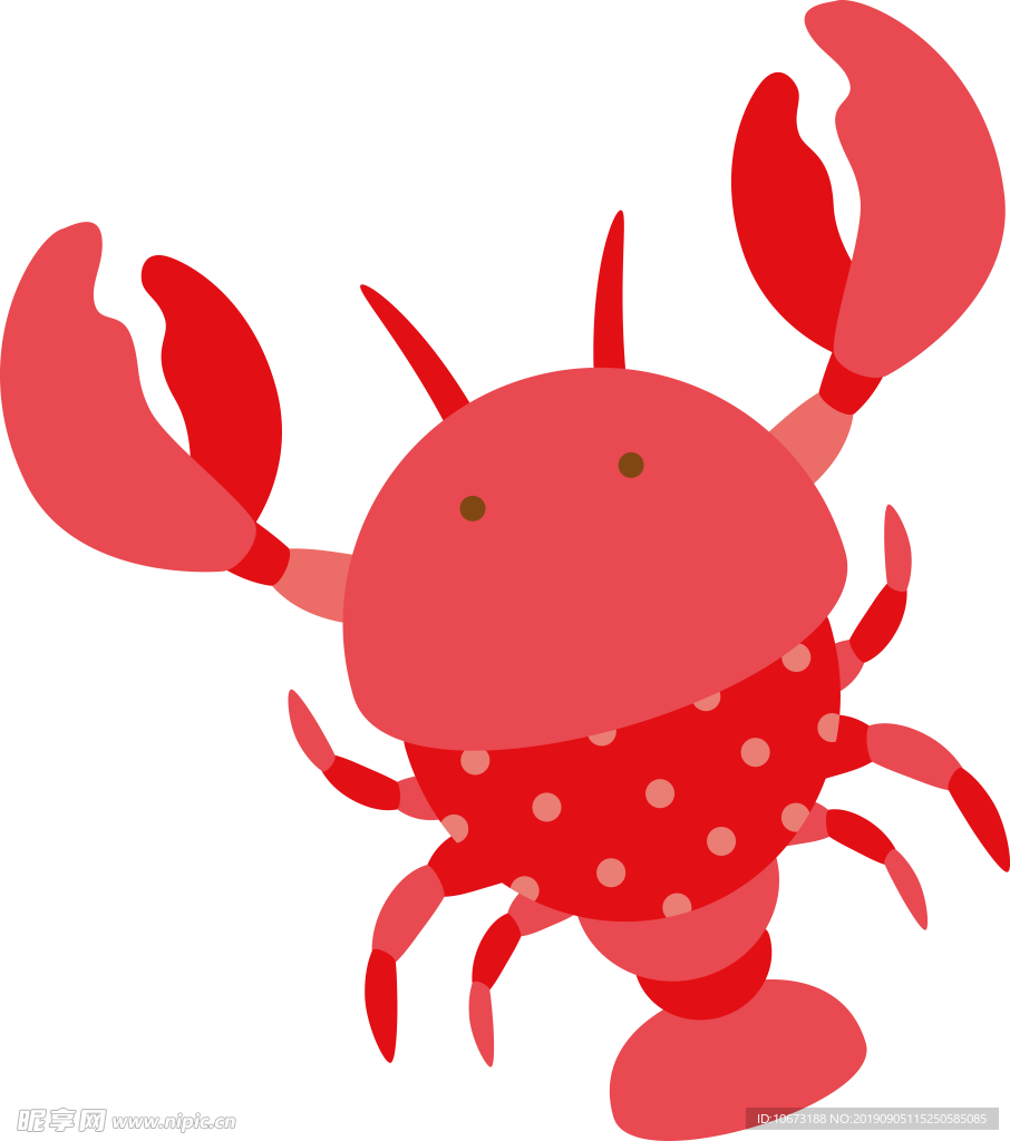 卡通海洋生物