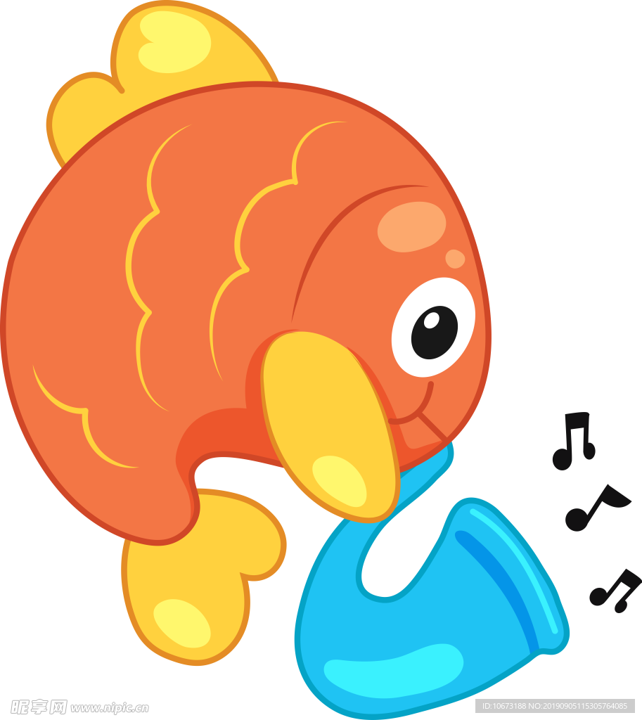 卡通海洋生物
