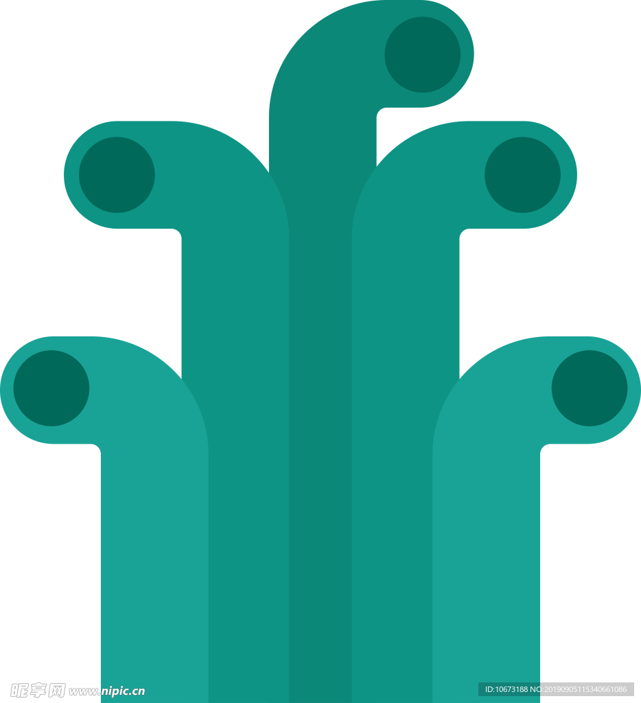 卡通海洋生物