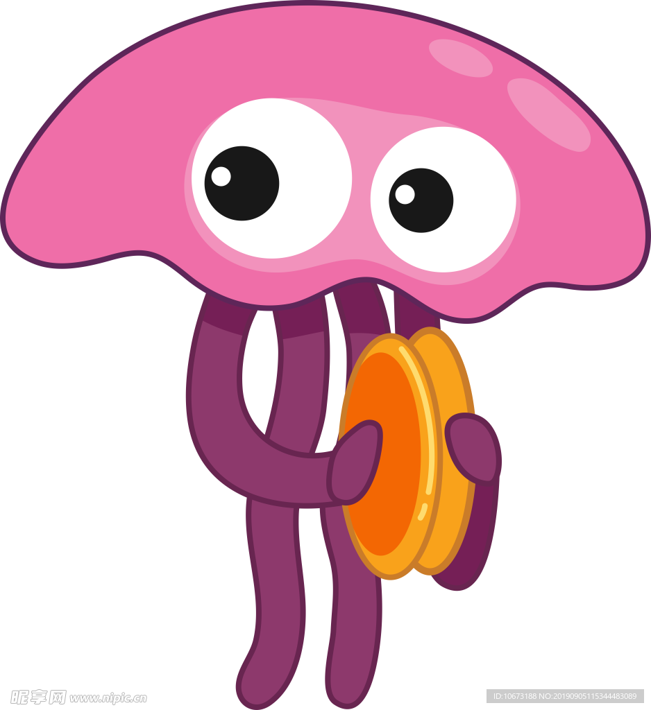 卡通海洋生物