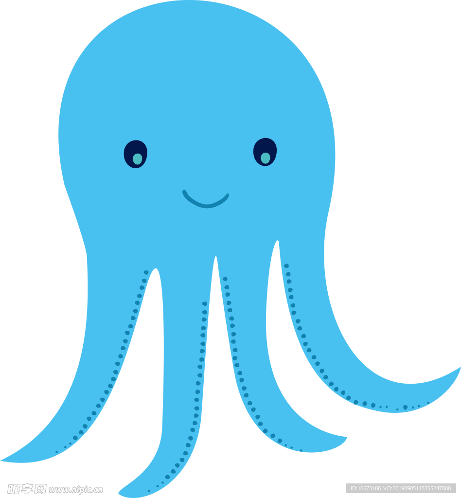 卡通海洋生物