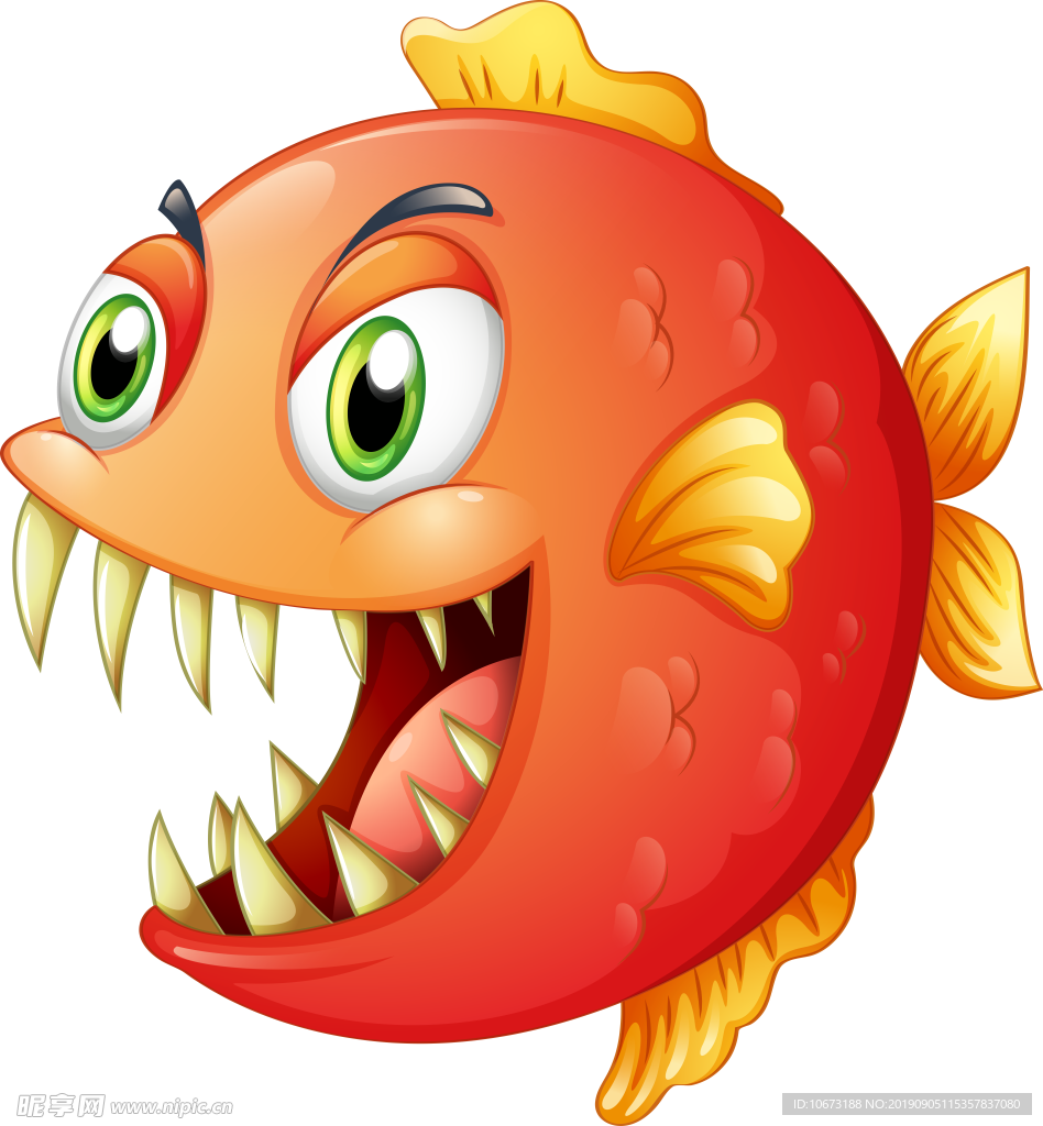 卡通海洋生物