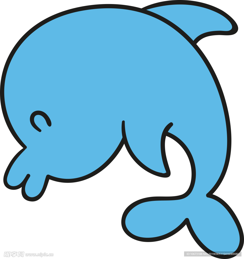 卡通海洋生物
