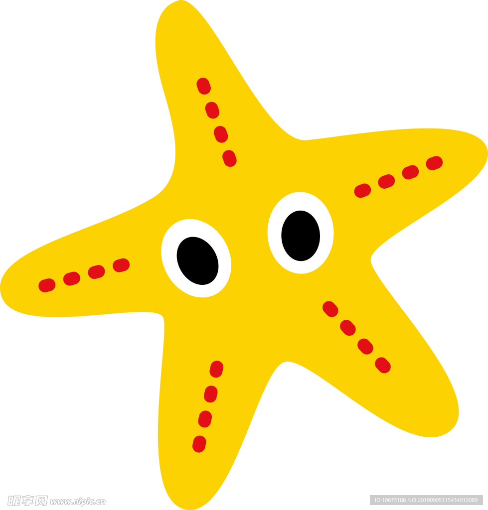 卡通海洋生物