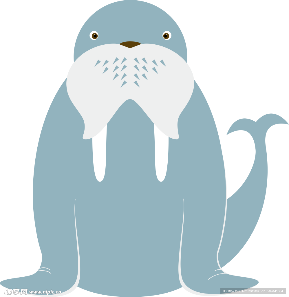 卡通海洋生物