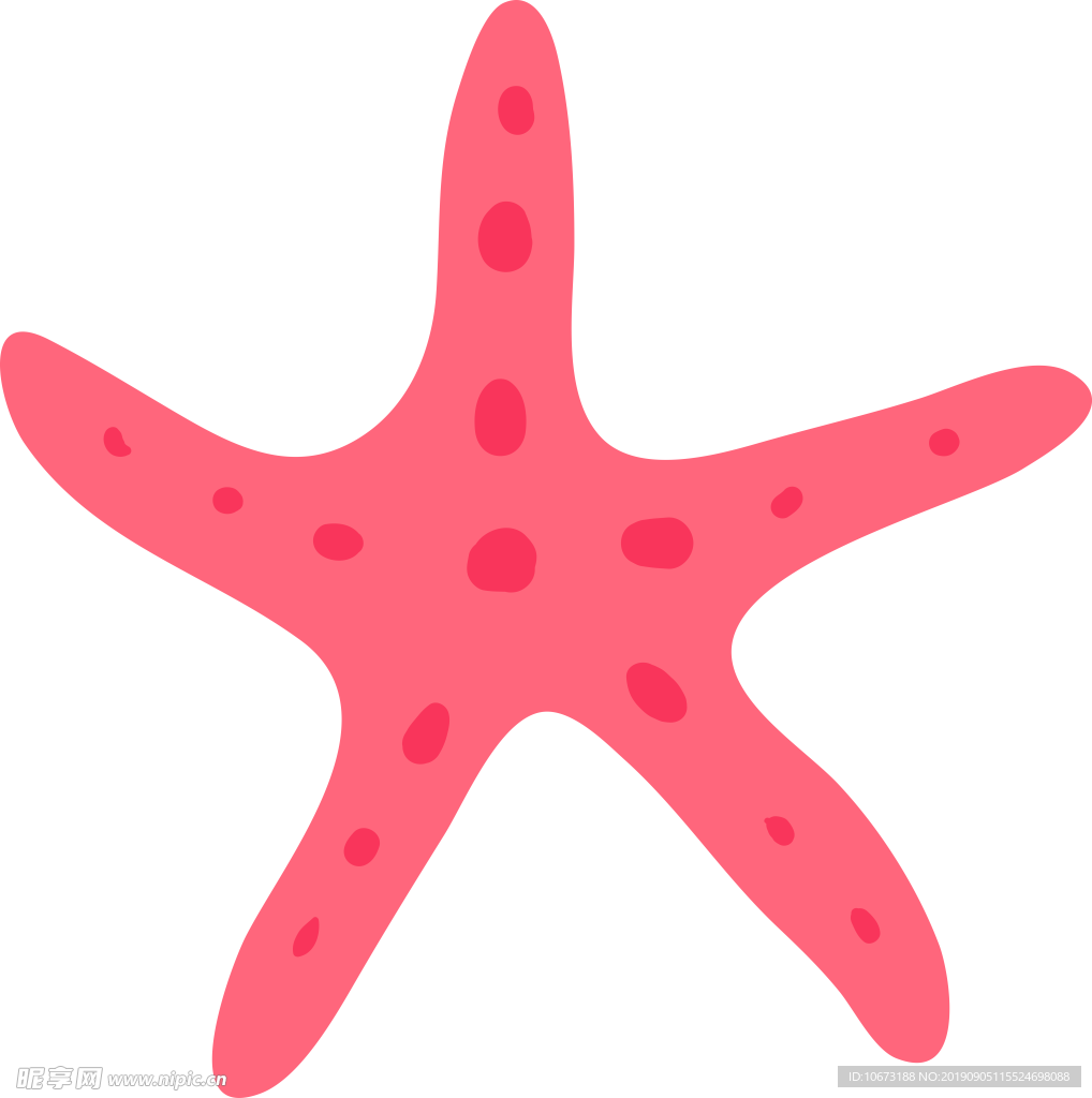 卡通海洋生物