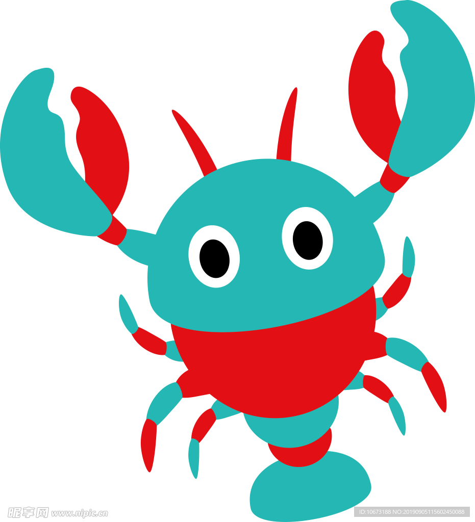 卡通海洋生物