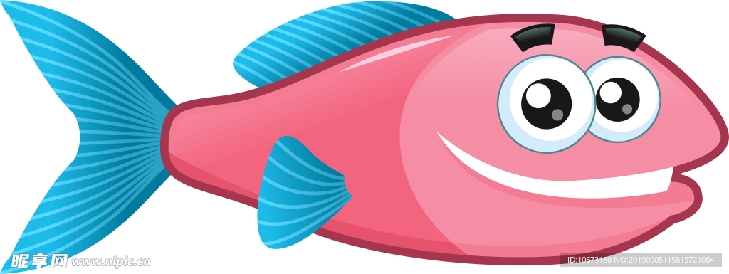 卡通海洋生物