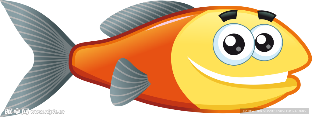 卡通海洋生物