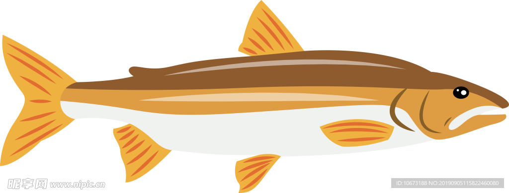 卡通海洋生物