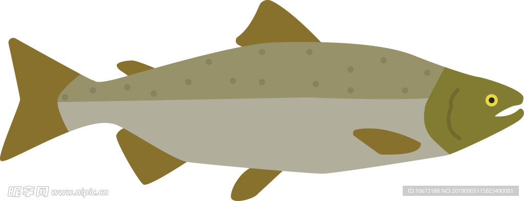 卡通海洋生物