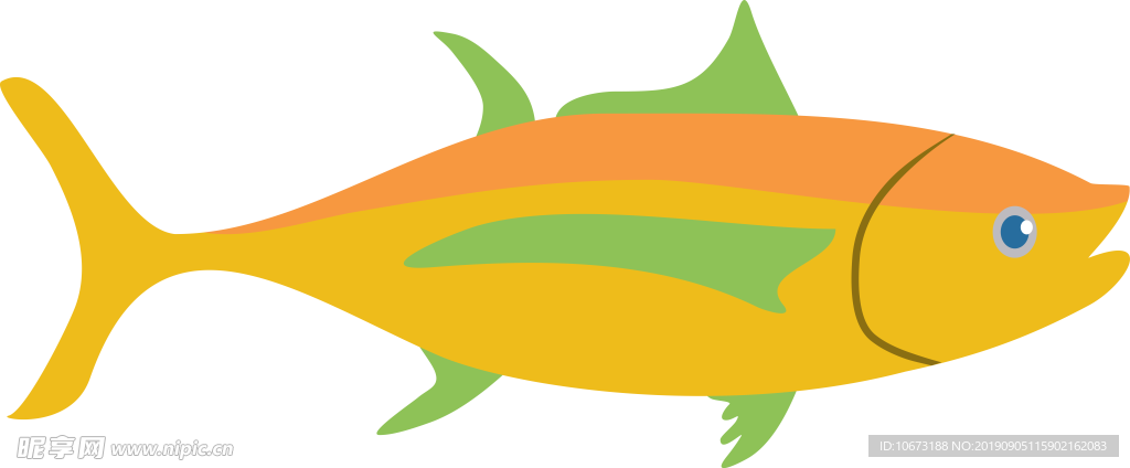 卡通海洋生物