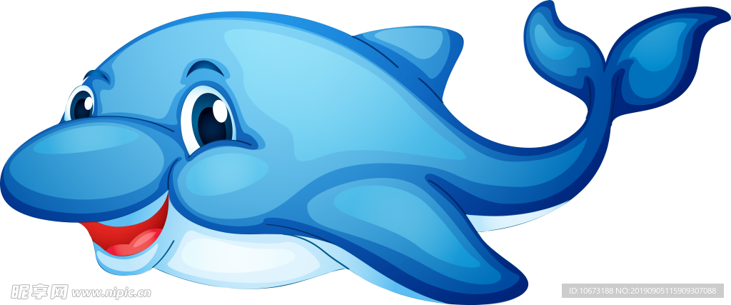 卡通海洋生物