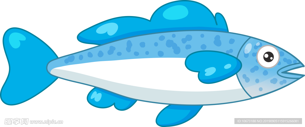 卡通海洋生物